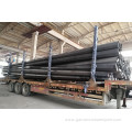 Low-voltage line octagonal steel pole with asphalt coating